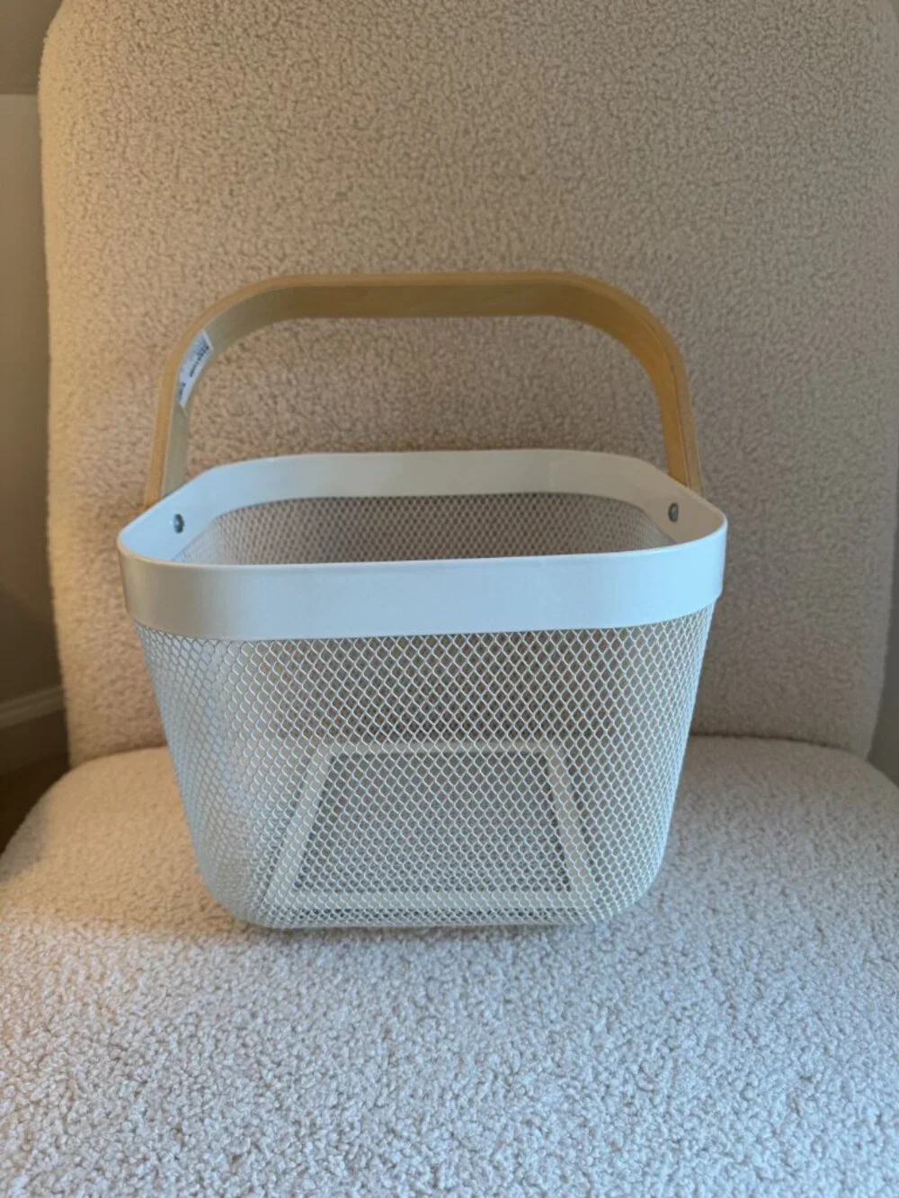 NWT! IKEA RISATORP Wire Basket - White, A